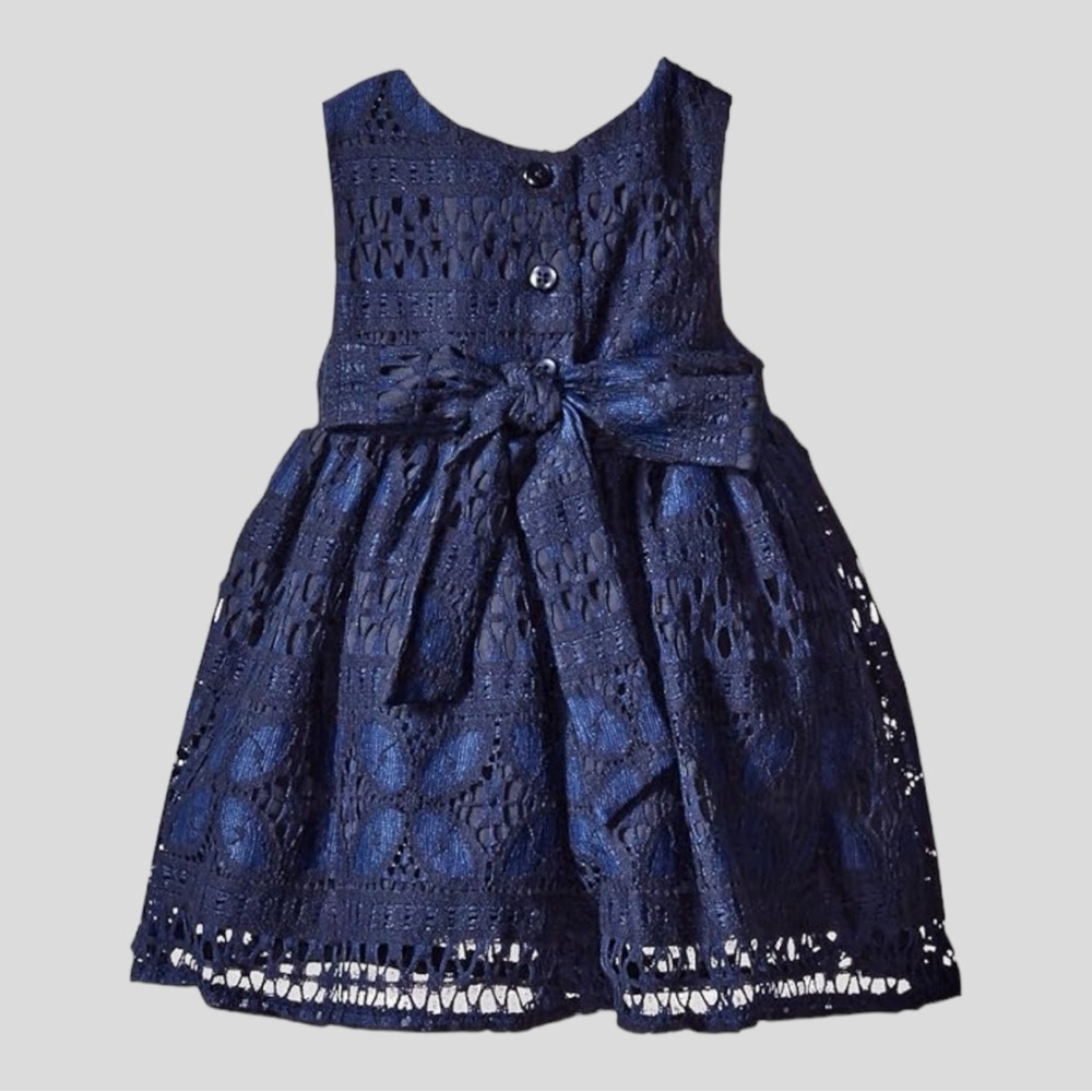 5 for $20🫟🛍️🔵 Lauren Ashley’ Girls Beautiful Puffer, Double Layer Dress. Size 6 - Picture 2 of 3